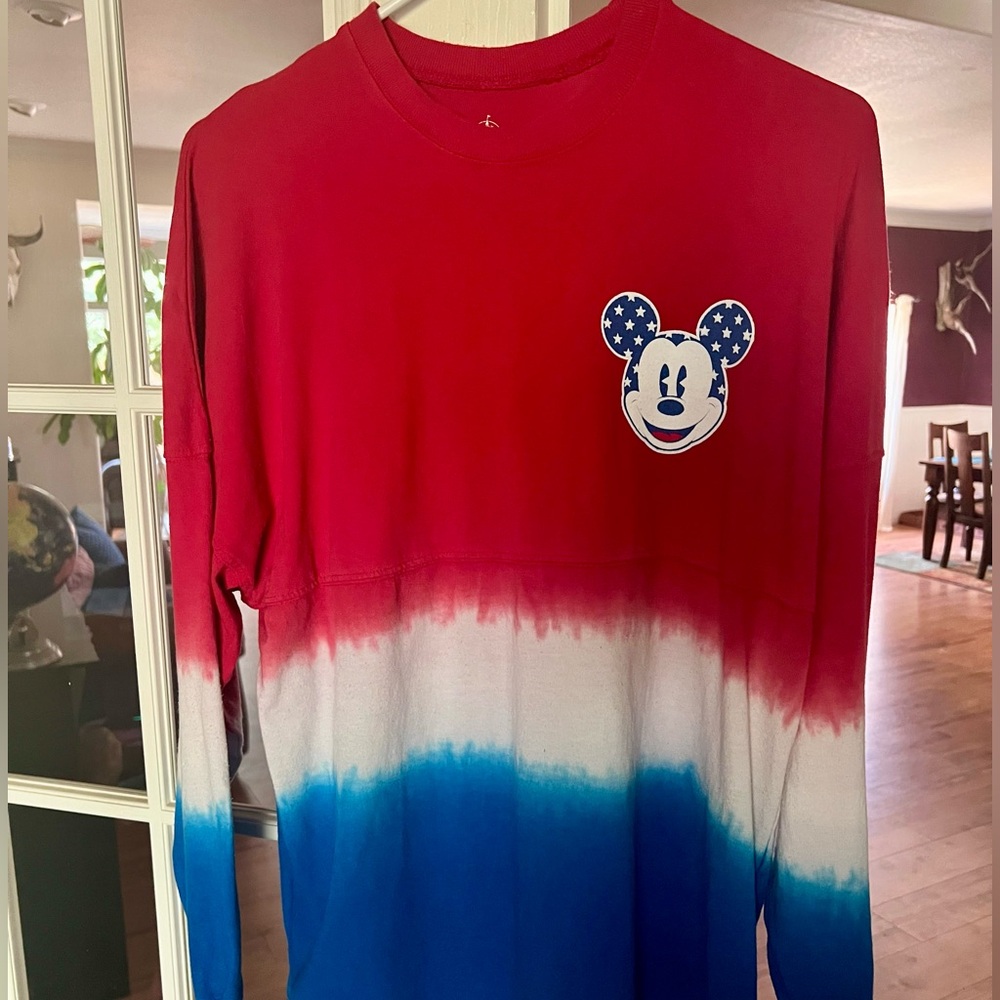 Disney Parks Disneyland Spirit Jersey Red White Blue X Small